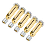 5Pcs M10 Sloped Ceiling Adapter for Ceiling Lamp Pendant Light Chandelier Track Suspension Accessories M10 External Gear Steering Joint Bronze - Top-Down View