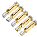 5Pcs M10 Sloped Ceiling Adapter for Ceiling Lamp Pendant Light Chandelier Track Suspension Accessories M10 External Gear Steering Joint Bronze - 45-Degree Angle