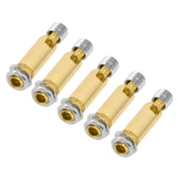 5Pcs M10 Sloped Ceiling Adapter for Ceiling Lamp Pendant Light Chandelier Track Suspension Accessories M10 External Gear Steering Joint Bronze