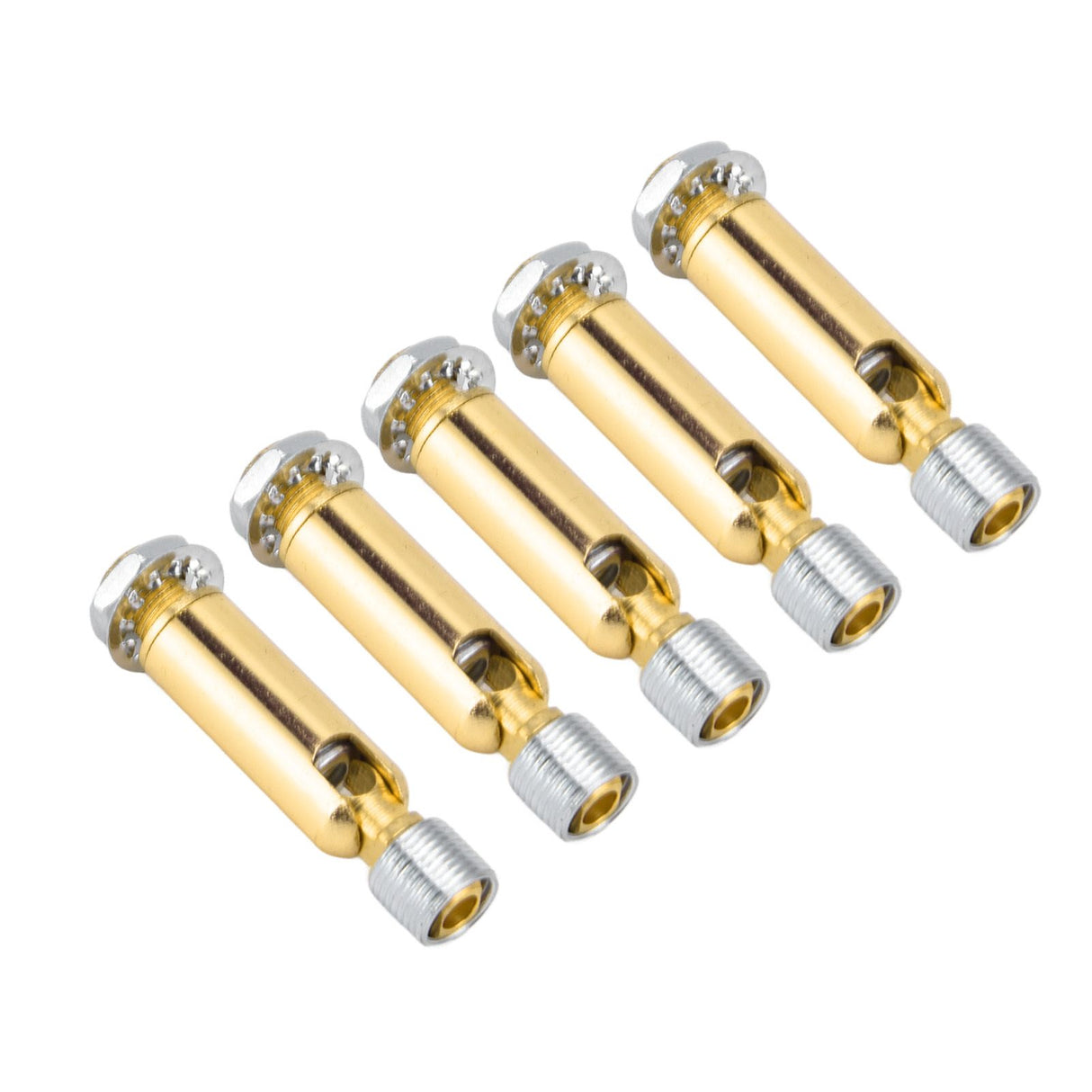 5Pcs M10 Sloped Ceiling Adapter for Ceiling Lamp Pendant Light Chandelier Track Suspension Accessories M10 External Gear Steering Joint Bronze