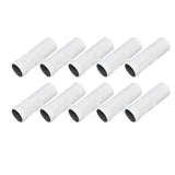 10Pcs E14 Metal Tube for Candle Lamp Holder Lamp Base Lighting Accessories 25x80mm White