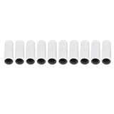 10Pcs E14 Metal Tube for Candle Lamp Holder Lamp Base Lighting Accessories 25x80mm White - Low Angle