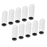 10Pcs E14 Metal Tube for Candle Lamp Holder Lamp Base Lighting Accessories 25x80mm White - Extra Image