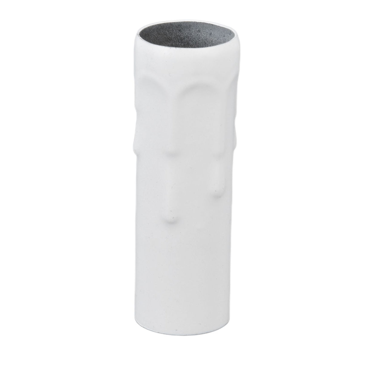 10Pcs E14 Metal Tube for Candle Lamp Holder Lamp Base Lighting Accessories 25x80mm White