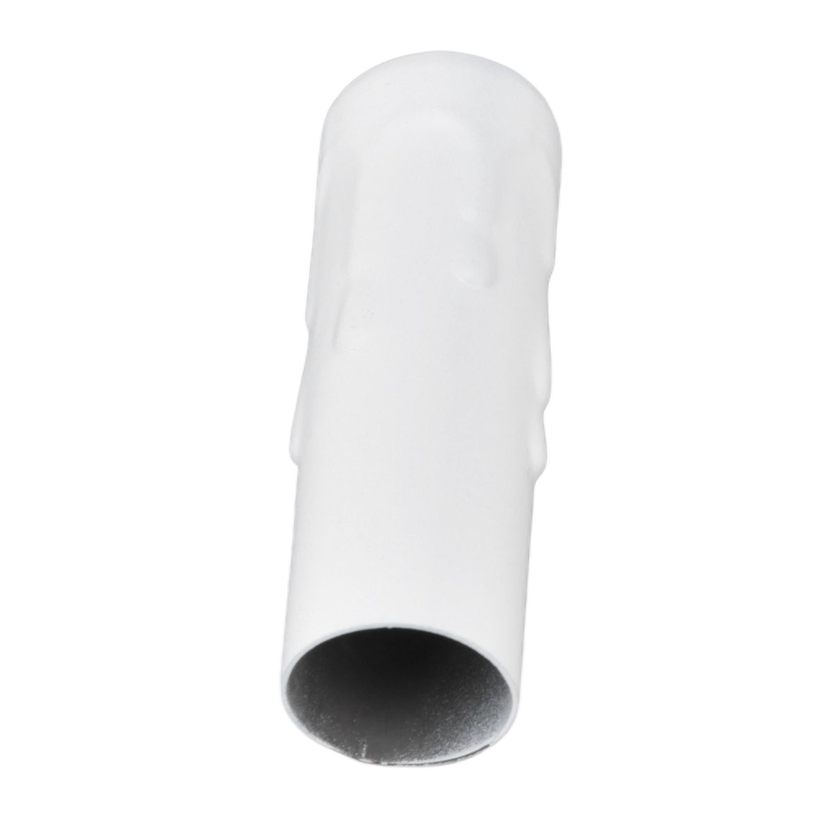 10Pcs E14 Metal Tube for Candle Lamp Holder Lamp Base Lighting Accessories 25x80mm White