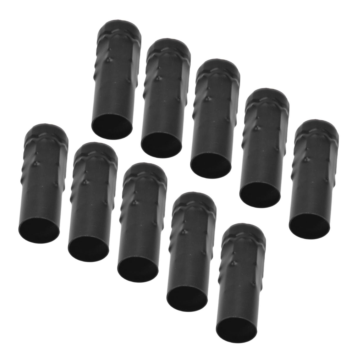 10Pcs E14 Metal Tube for Candle Lamp Holder Lamp Base Lighting Accessories 25x80mm Black