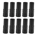 10Pcs E14 Metal Tube for Candle Lamp Holder Lamp Base Lighting Accessories 25x80mm Black - Low Angle