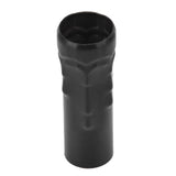10Pcs E14 Metal Tube for Candle Lamp Holder Lamp Base Lighting Accessories 25x80mm Black - Extra Image
