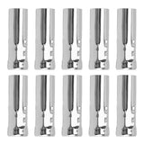 10Pcs E14 Metal Tube for Candle Lamp Holder Lamp Base Lighting Accessories 25x80mm Chrome