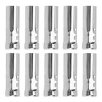 10Pcs E14 Metal Tube for Candle Lamp Holder Lamp Base Lighting Accessories 25x80mm Chrome