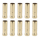 10Pcs E14 Metal Tube for Candle Lamp Holder Lamp Base Lighting Accessories 25x80mm Gold