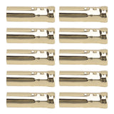 10Pcs E14 Metal Tube for Candle Lamp Holder Lamp Base Lighting Accessories 25x80mm Gold