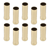 10Pcs E14 Metal Tube for Candle Lamp Holder Lamp Base Lighting Accessories 25x80mm Gold