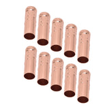 10Pcs E14 Metal Tube for Candle Lamp Holder Lamp Base Lighting Accessories 25x80mm Rose Gold