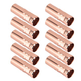 10Pcs E14 Metal Tube for Candle Lamp Holder Lamp Base Lighting Accessories 25x80mm Rose Gold