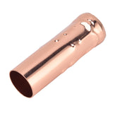 10Pcs E14 Metal Tube for Candle Lamp Holder Lamp Base Lighting Accessories 25x80mm Rose Gold - Extra Image