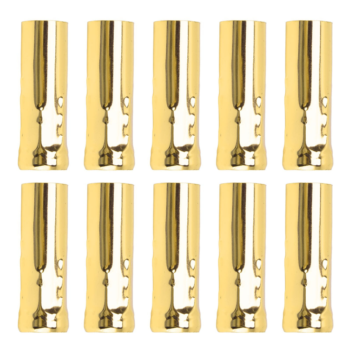 10Pcs E14 Metal Tube for Candle Lamp Holder Lamp Base Lighting Accessories 25x80mm Electrophoresis Gold