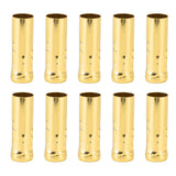 10Pcs E14 Metal Tube for Candle Lamp Holder Lamp Base Lighting Accessories 25x80mm Electrophoresis Gold - Side View