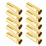 10Pcs E14 Metal Tube for Candle Lamp Holder Lamp Base Lighting Accessories 25x80mm Electrophoresis Gold