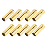 10Pcs E14 Metal Tube for Candle Lamp Holder Lamp Base Lighting Accessories 25x80mm Electrophoresis Gold