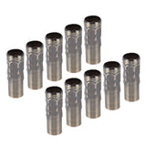 10Pcs E14 Metal Tube for Candle Lamp Holder Lamp Base Lighting Accessories 25x80mm Bronze - Front View