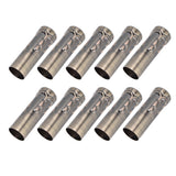 10Pcs E14 Metal Tube for Candle Lamp Holder Lamp Base Lighting Accessories 25x80mm Bronze