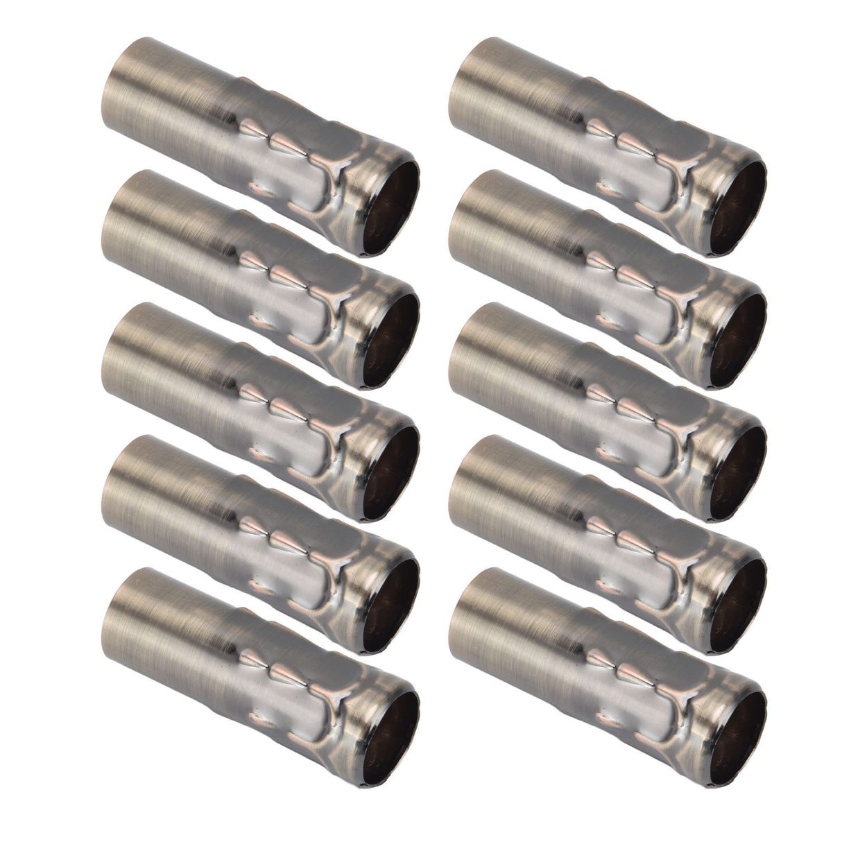 10Pcs E14 Metal Tube for Candle Lamp Holder Lamp Base Lighting Accessories 25x80mm Bronze