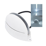 Window Sill Lamp 180° Luminous Semicircular LED Wall Light for Hallway Corridor Living Room AC85‑265V White Light