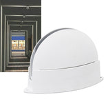 Window Sill Lamp 180° Luminous Semicircular LED Wall Light for Hallway Corridor Living Room AC85‑265V White Light