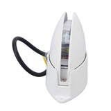 Window Sill Lamp 180° Luminous Semicircular LED Wall Light for Hallway Corridor Living Room AC85‑265V Warm Light - Low Angle