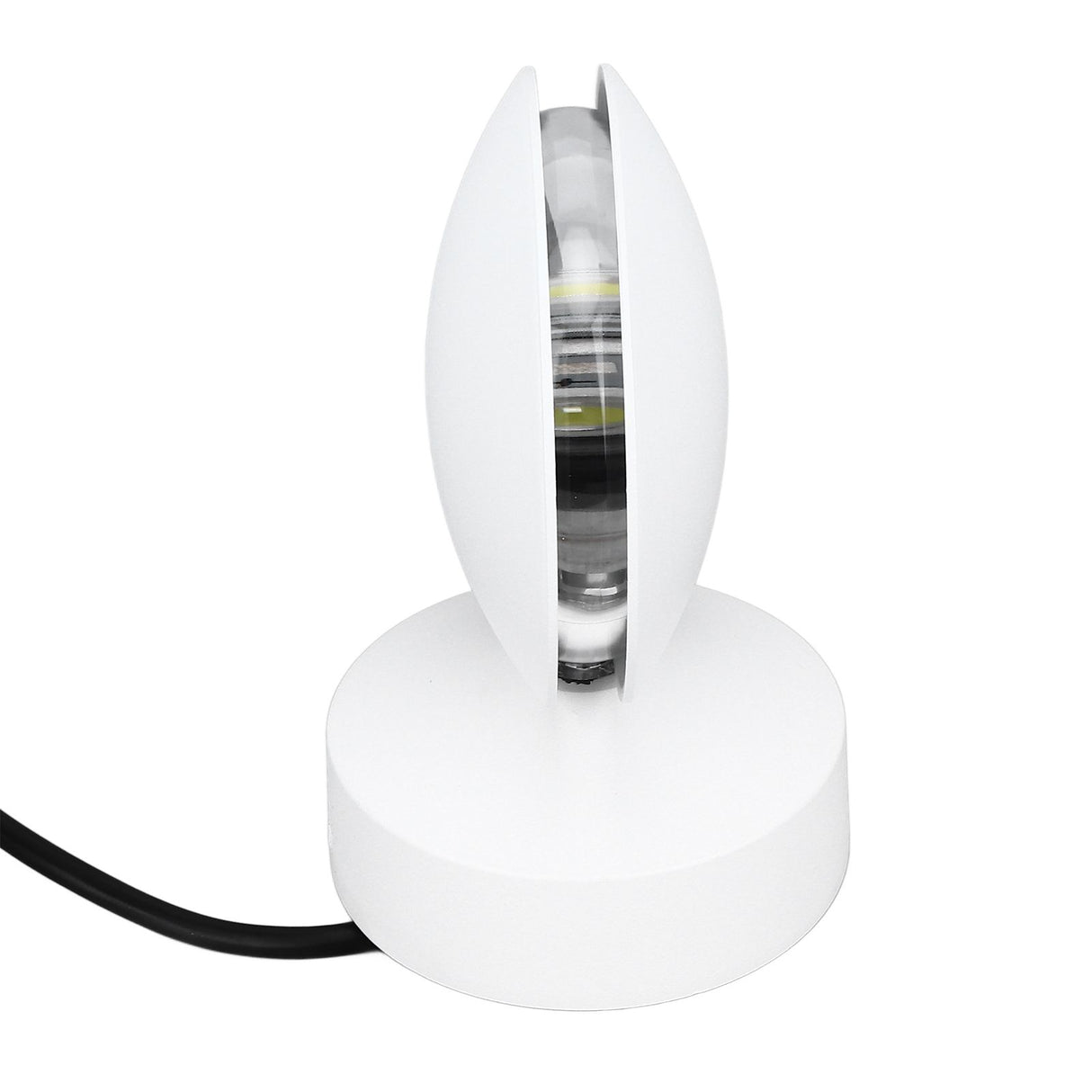10W LED Wall Lamp Round 360° Glowing Window Sill Lamp for Hallway Aisle Corridor Living Room AC85‑265V White Light