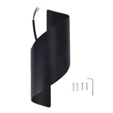 LED Wall Light Modern Waterproof Decorative Warm Light Innovative Spiral Wall Lamp for Outdoor Patio Hallway AC85‑265V