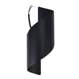 LED Wall Light Modern Waterproof Decorative Warm Light Innovative Spiral Wall Lamp for Outdoor Patio Hallway AC85‑265V - Rear View