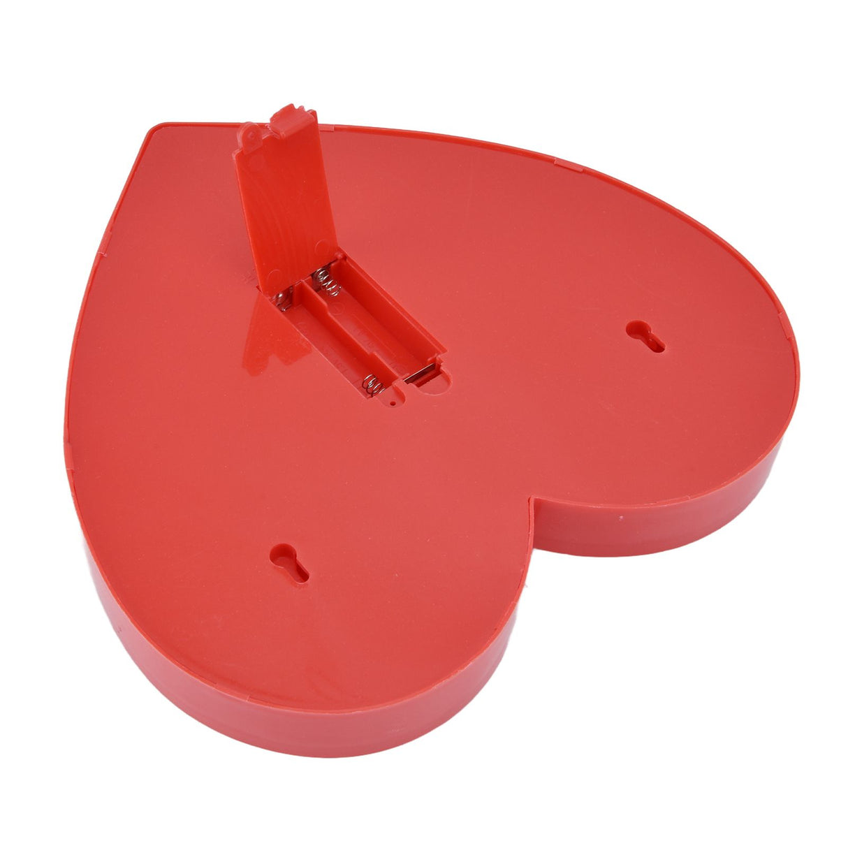Heart Shaped Night Light 10 LEDs Cute Battery Powered Warm Light Kids LED Love Shaped Lamp with Hook Hole for Kid's Room Red