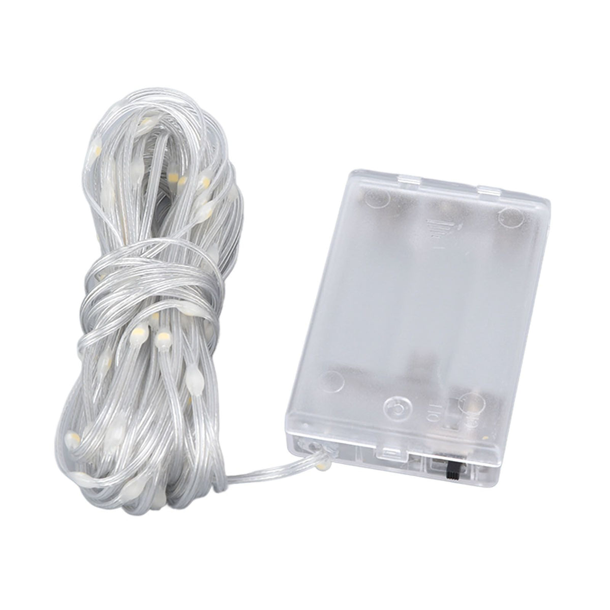 LED Curtain String Lights DIY 33 Feet Waterproof Warm Light Decorative String Lights for Outdoor