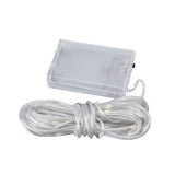 LED Curtain String Lights DIY 33 Feet Waterproof Warm Light Decorative String Lights for Outdoor - Front View