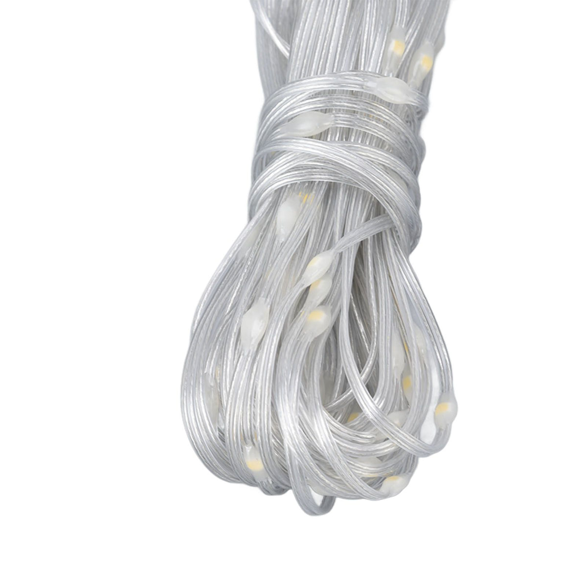 LED Curtain String Lights DIY 33 Feet Waterproof Warm Light Decorative String Lights for Outdoor