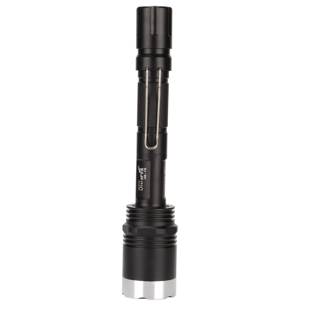 Camping Flashlight 5000LM Lengthened IPX5 Waterproof Anodized Black T6 Lamp Beads White Light Outdoor Flashlight
