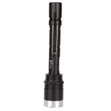 Camping Flashlight 5000LM Lengthened IPX5 Waterproof Anodized Black T6 Lamp Beads White Light Outdoor Flashlight