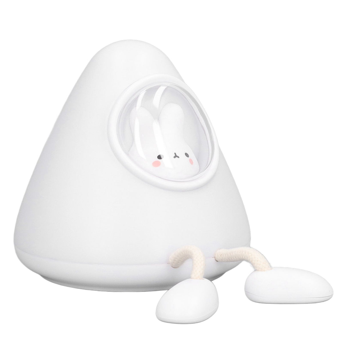 Kids Night Light Space Capsule Design Cute Soft Warm Light Dual Mode Easy Control Baby Night Light for Bedroom Office Bunny