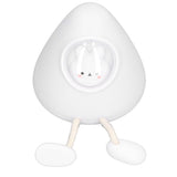 Kids Night Light Space Capsule Design Cute Soft Warm Light Dual Mode Easy Control Baby Night Light for Bedroom Office Bunny - 45-Degree Angle