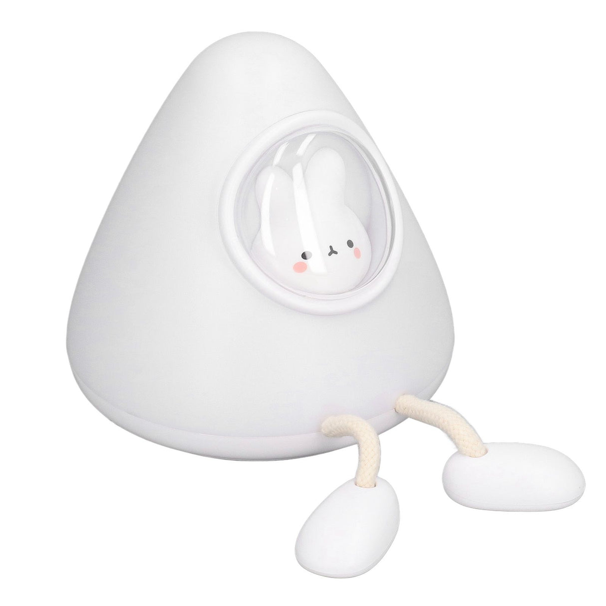 Kids Night Light Space Capsule Design Cute Soft Warm Light Dual Mode Easy Control Baby Night Light for Bedroom Office Bunny