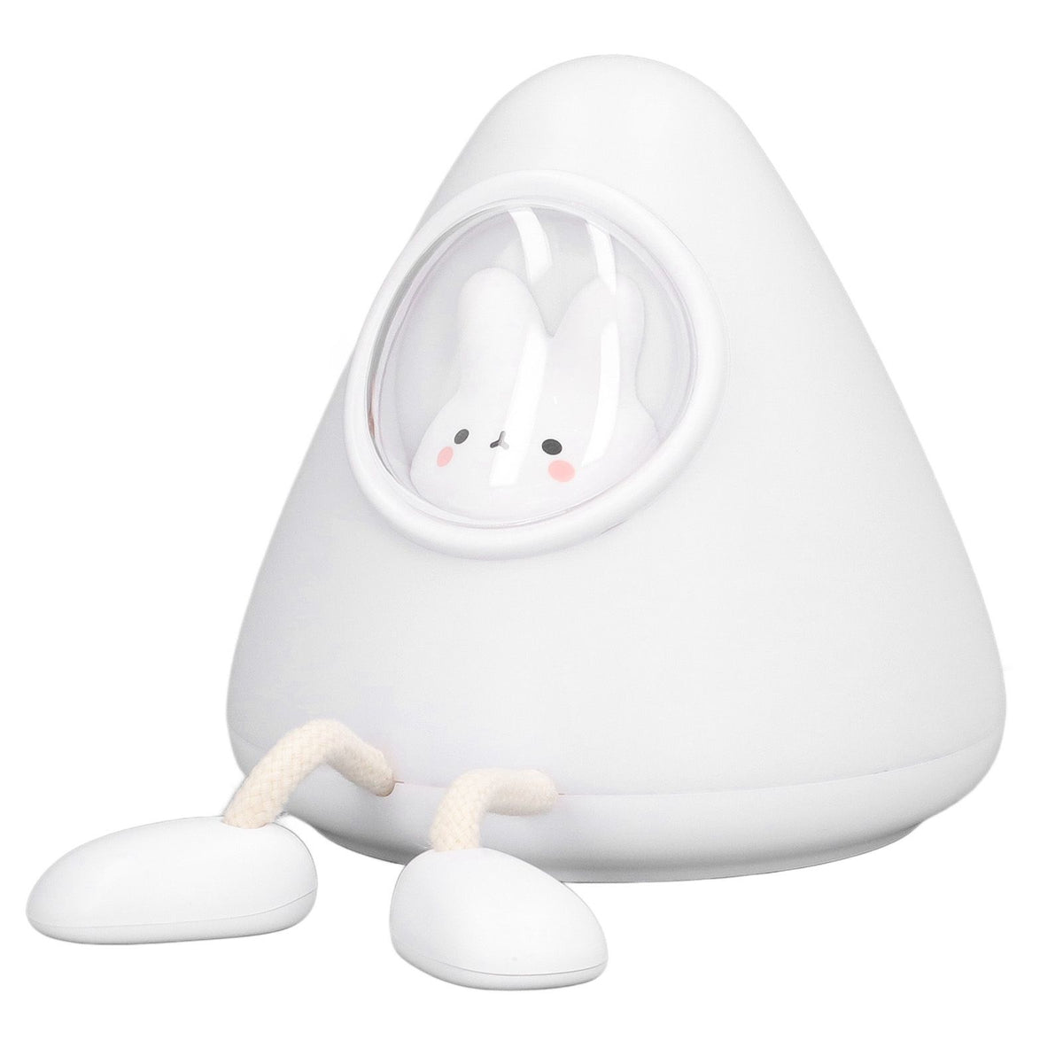 Kids Night Light Space Capsule Design Cute Soft Warm Light Dual Mode Easy Control Baby Night Light for Bedroom Office Bunny
