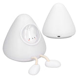 Kids Night Light Space Capsule Design Cute Soft Warm Light Dual Mode Easy Control Baby Night Light for Bedroom Office Bunny