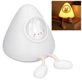 Kids Night Light Space Capsule Design Cute Soft Warm Light Dual Mode Easy Control Baby Night Light for Bedroom Office Bunny