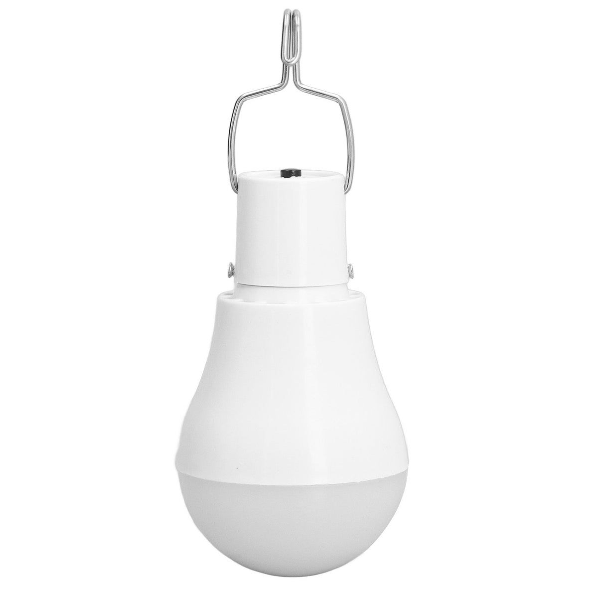 Solar Light Bulb Energy Saving White Light USB Solar LED Bulb Light for Outdoor Camping Emergency with Hook