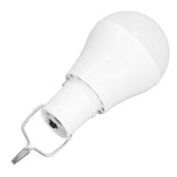 Solar Light Bulb Energy Saving White Light USB Solar LED Bulb Light for Outdoor Camping Emergency with Hook - Low Angle