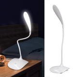 LED Table Lamp 3 Levels Touch Control USB Charging 16 LEDs Compact Portable Lamp for Home Office Travelling Camping