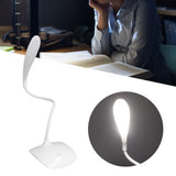 LED Table Lamp 3 Levels Touch Control USB Charging 16 LEDs Compact Portable Lamp for Home Office Travelling Camping