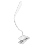LED Desk Lamp 3 Level Brightness Energy Saving Eye Protection Clip Table Lamp with Flexible Gooseneck - Side View
